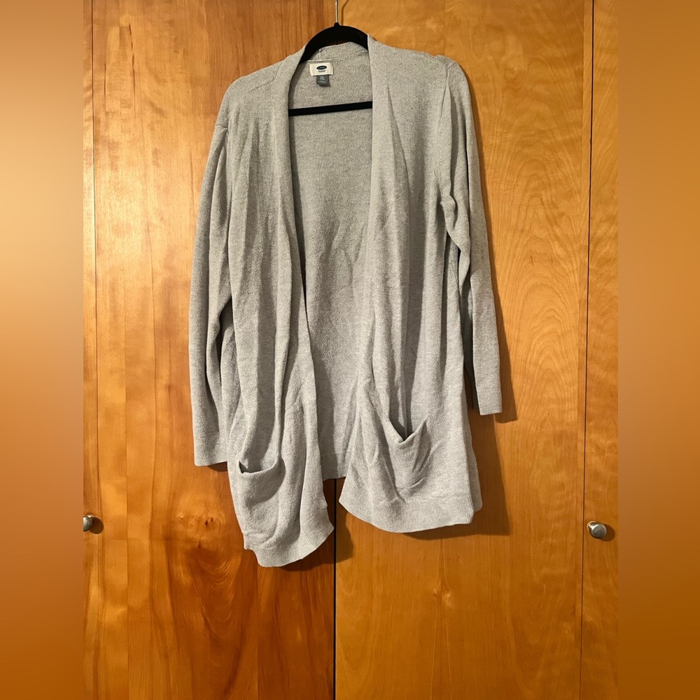 Light grey old navy cardigan